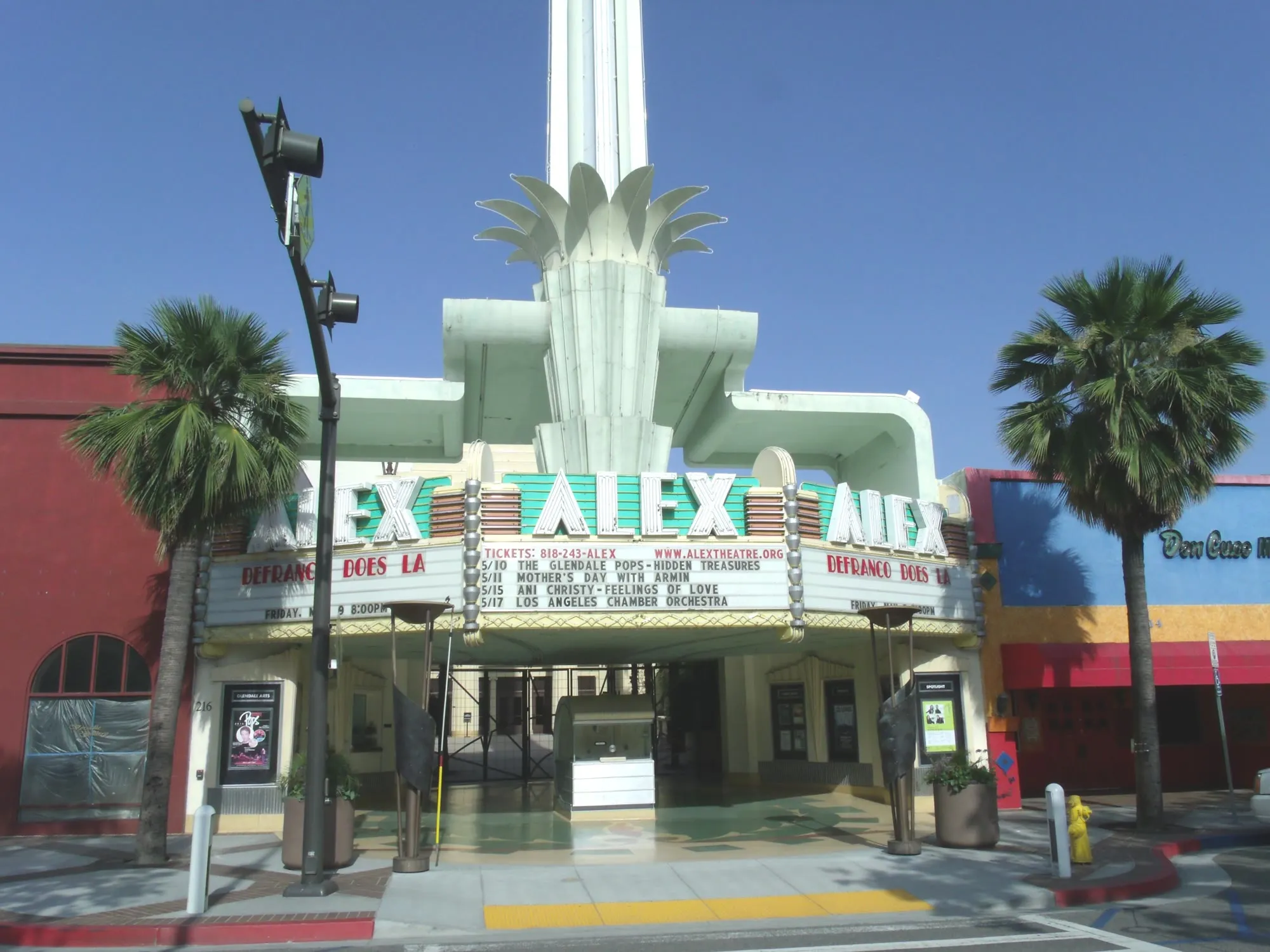 the Alex Theatre, Glendale, CA
